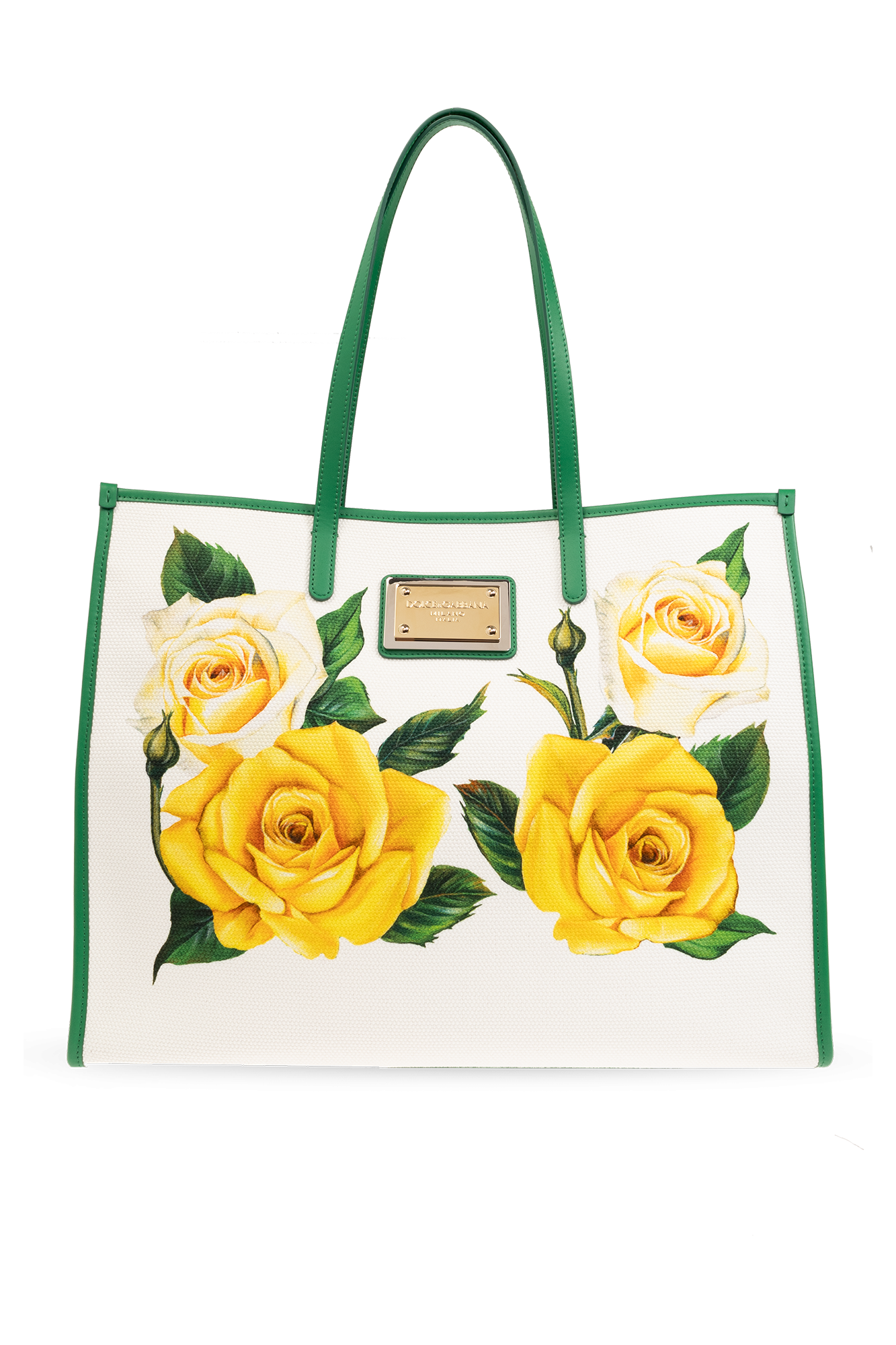 【VIP価格】DOLCE & GABBANA Chic Floral Tote Dolce & Gabbana Chic Embroidered Floral Black Women's Tote
